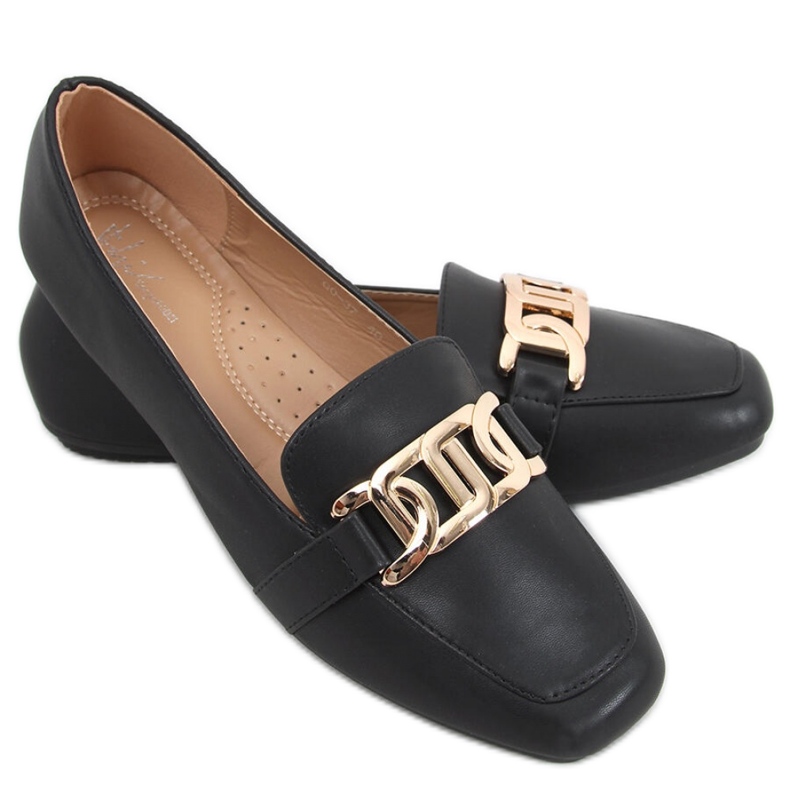 Mocasini dama Lidia Black - Inello negru