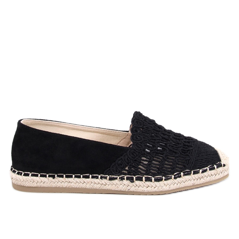 Espadrile dama Alicess Black - Inello negru