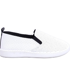 Tenisi slip-on Jousse ALB/NEGRI - Inello negru