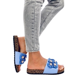 Slapi Emiles Blue plută cu flori - Inello albastru