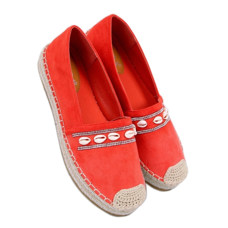 Espadrile cu Scoici Portocalii 6771 Orange - Inello portocale