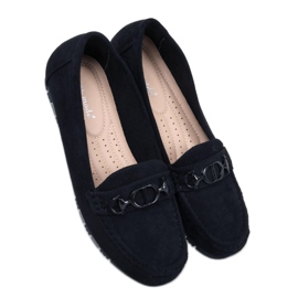 Mocasini dama Trabei din piele intoarsa neagra - Inello negru Mocasini dama Trabei din piele intoarsa neagra - Inello negru