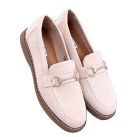 Mocasini de dama din piele intoarsa State Beige - Inello bej Mocasini de dama din piele intoarsa State Beige - Inello bej