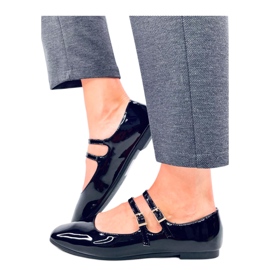 Brevet Mary Jane Liths Balerini negri - Inello negru Brevet Mary Jane Liths Balerini negri - Inello negru