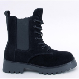 Cizme chelsea cu șireturi Franti Black - Inello negru Cizme chelsea cu șireturi Franti Black - Inello negru