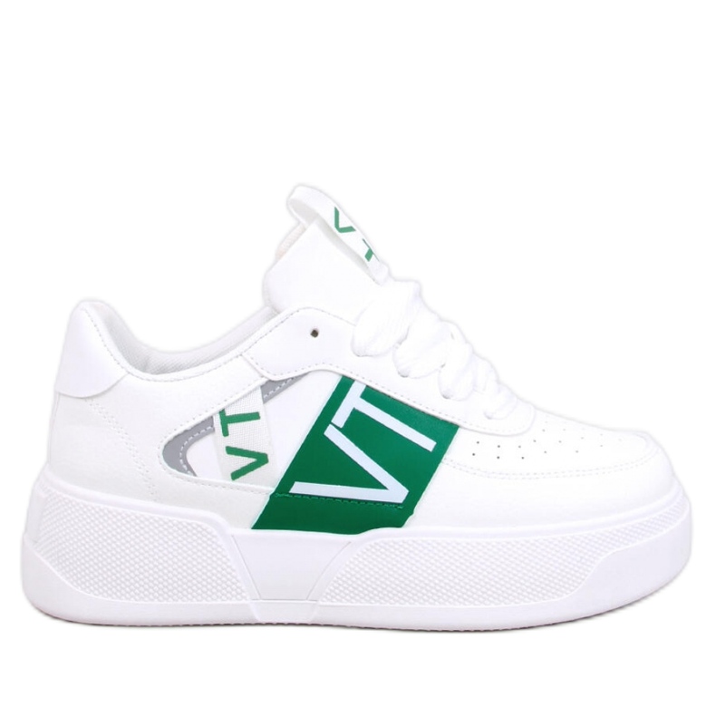 Adidași cu platformă Sterry White Green - Inello verde