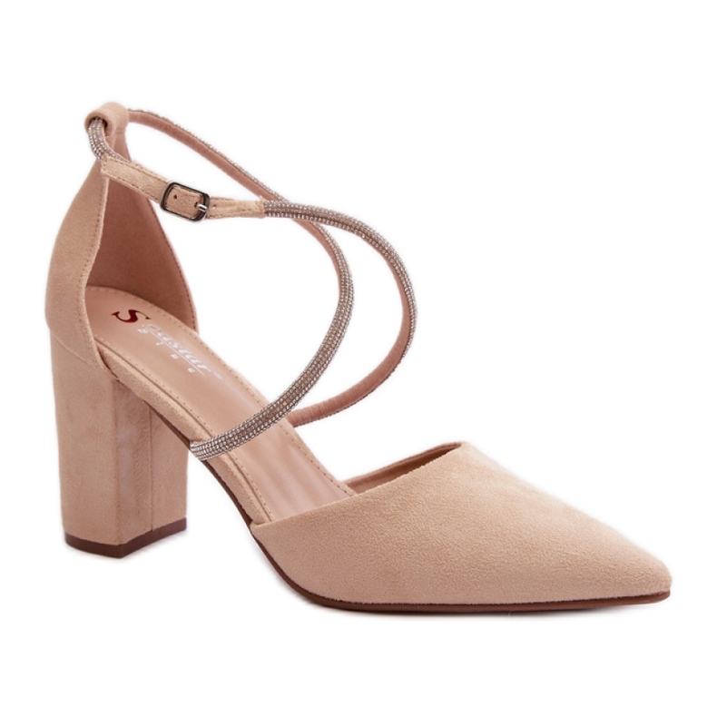 Step in style Pompe Model Lagra QA205P Bej - Pas în stil