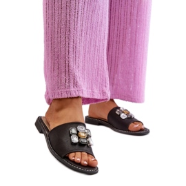 Step in style Sandale Flip-flops Model S.Barski KV27-031 Negru - Pas în stil