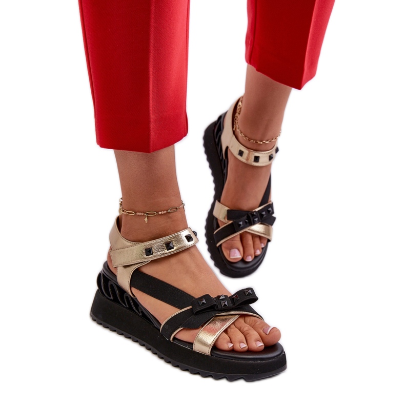 Step in style Sandale Model Da CR956 Gold - Pas în stil galben