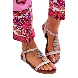 Step in style Sandale Model S.Barski KV-5541-42 Bej - Pas în stil