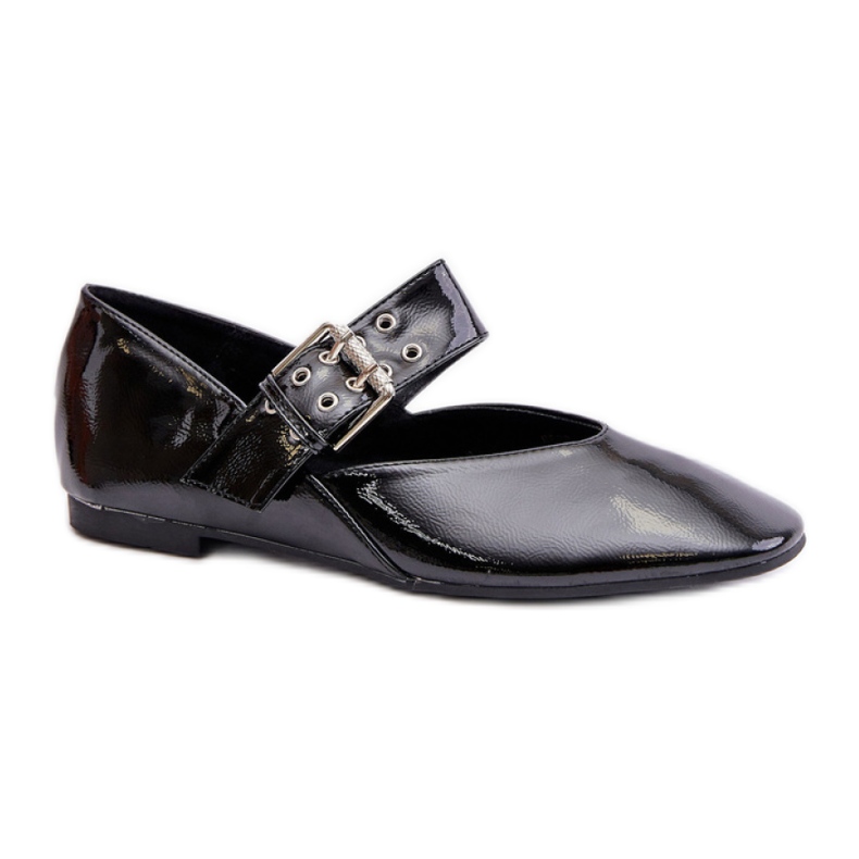 Step in style Balerini Model Azirae 6689 Black Lakiert - Pas în stil negru Step in style Balerini Model Azirae 6689 Black Lakiert - Pas în stil negru