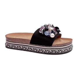 Step in style Sandale Flip-flops Model S.Barski HY077 Negru - Pas în stil