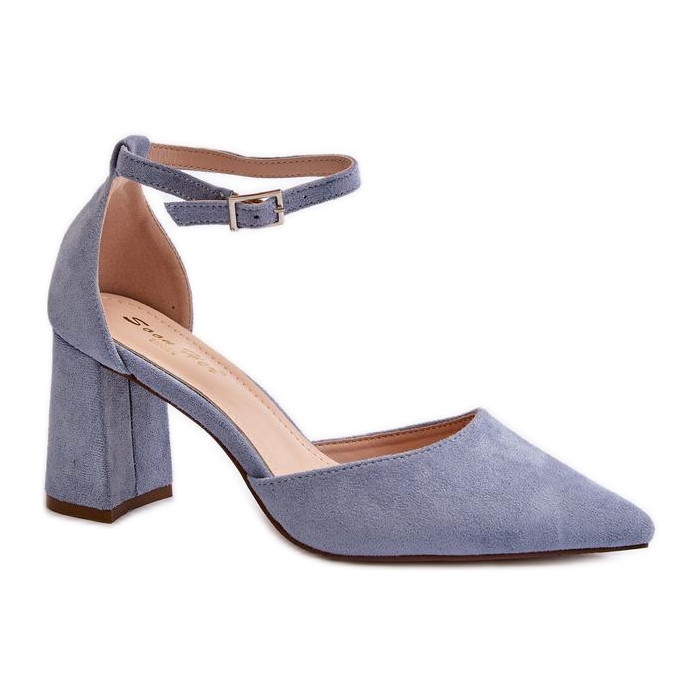 Step in style Pompe Model Halene Y2385-1 Blue - Pas în stil albastru
