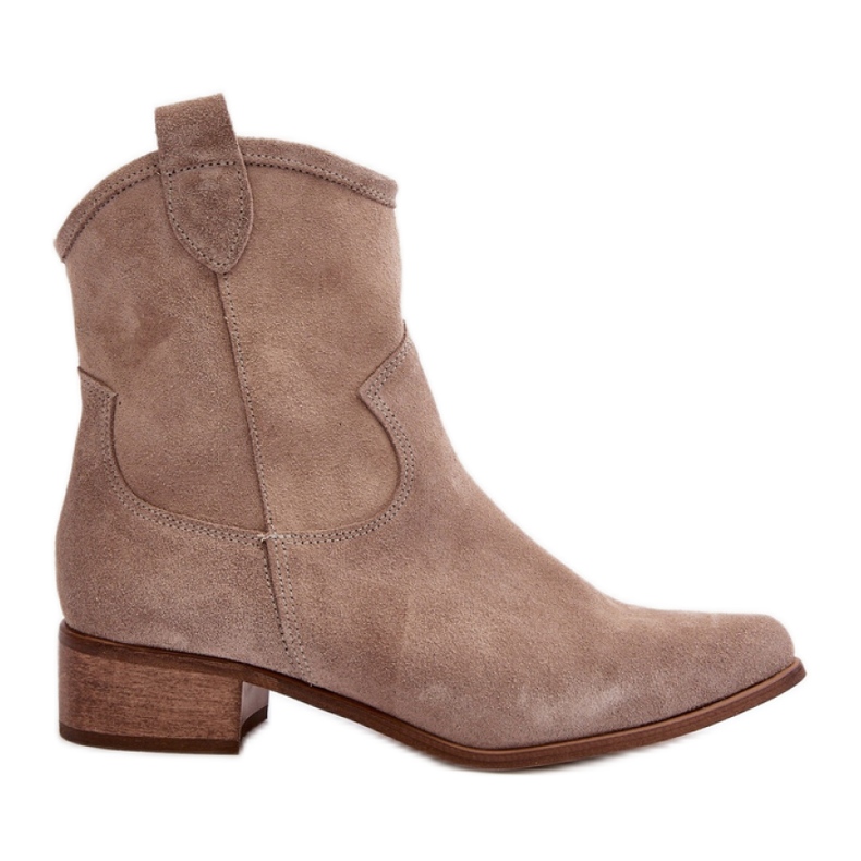 Step in style Cizme Model Zazoo 3329 Cappuccino - Pas in stil maro