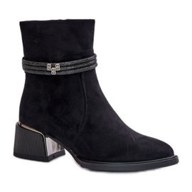 Step in style Model Da MR880-027 Cizme negre - Pas in stil negru