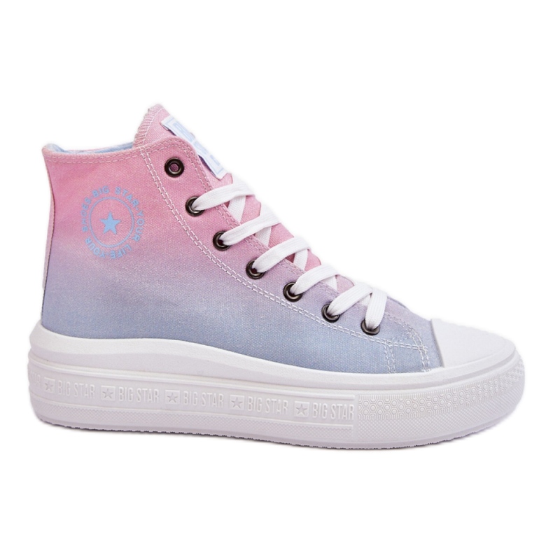 Step in style Adidași Model Big Star LL274A191 Roz/Albastru - Pas în stil multicolor