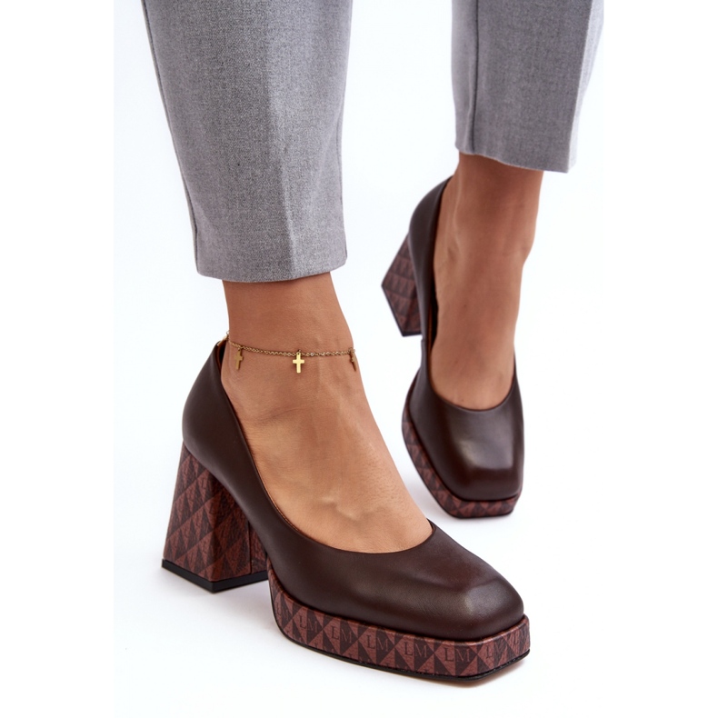 Step in style Pompe Model Laura Messi 259/236-820 Maro - Pas în stil