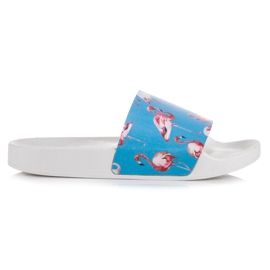 Vices Papuci Flamingo albastru