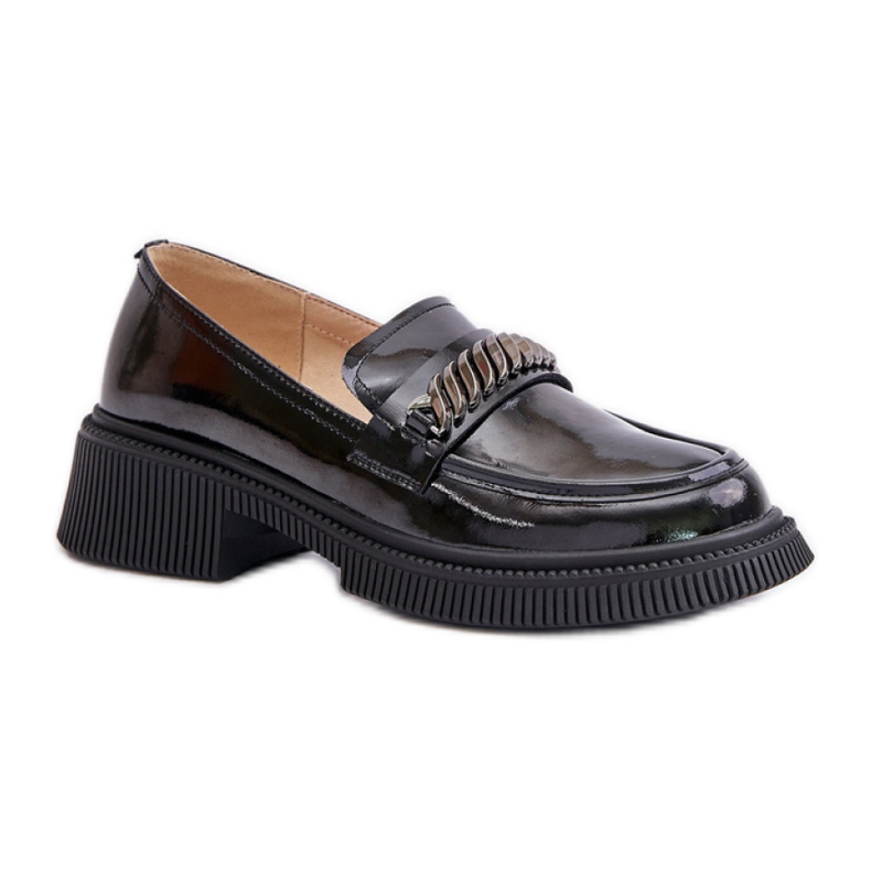 S.Barski Mocasini eleganti de dama negri negru
