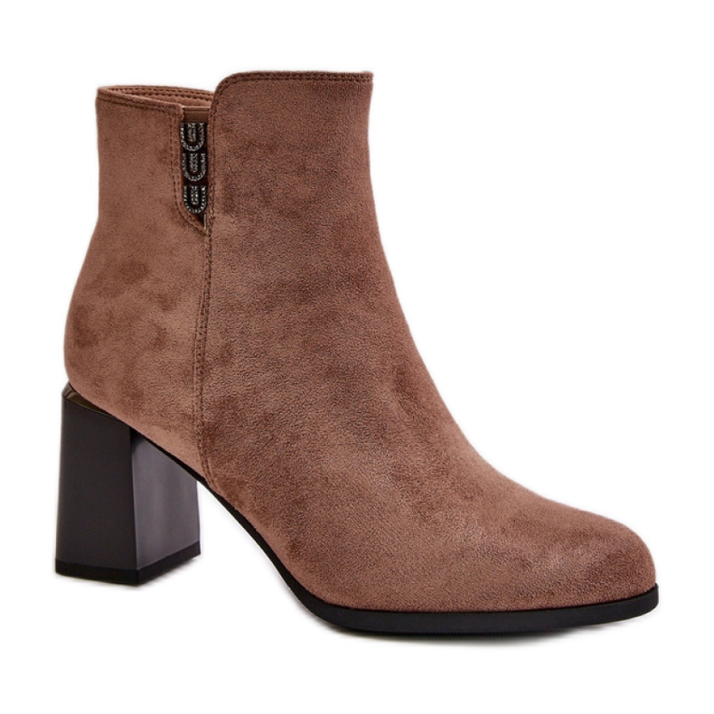 Botine de dama maro bej Botine de dama maro bej