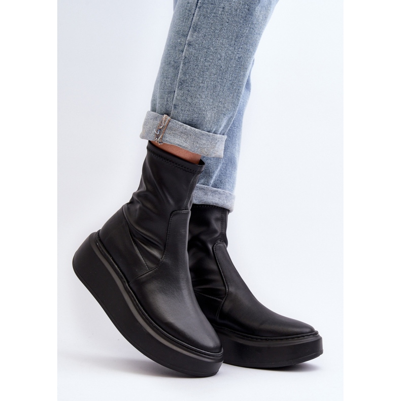 Step in style Cizme Model Zazoo 3395 Black - Pas in stil negru Step in style Cizme Model Zazoo 3395 Black - Pas in stil negru