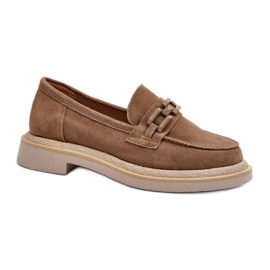 S.Barski Mocasini plate dama maro