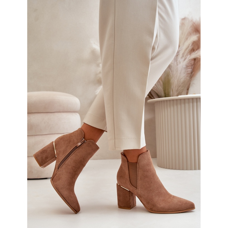 Step in style Cizme Model Daivine YY-27 Maro - Pas in stil