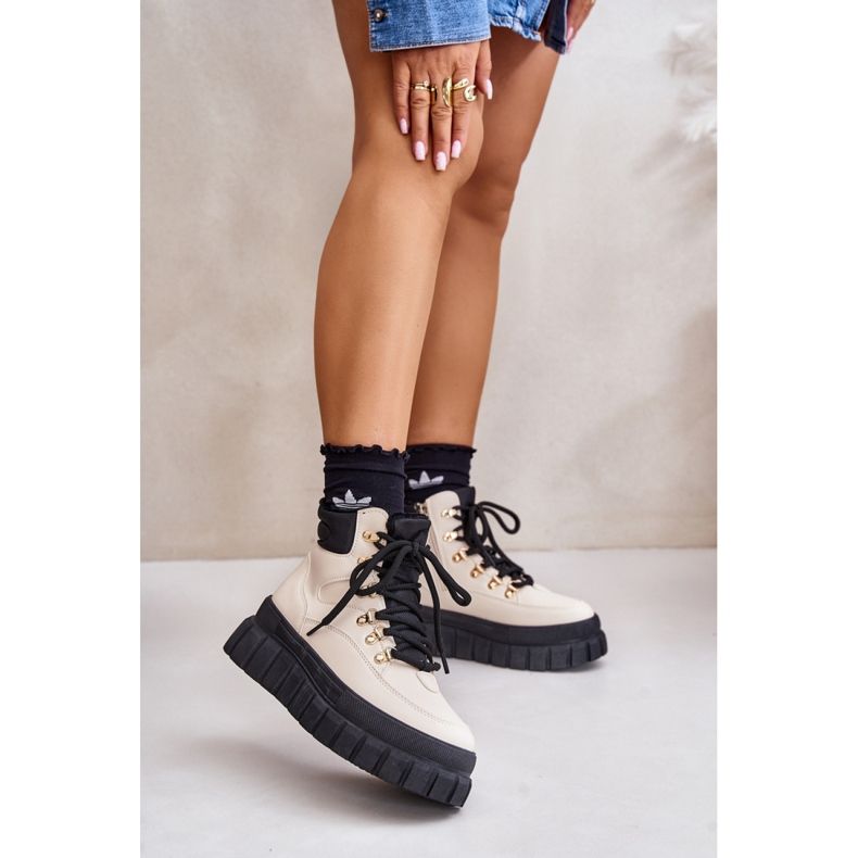 Step in style Cizme Model Jelenia J74779 Bej - Pas in stil