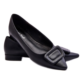 Balerini clasici cu decor negru