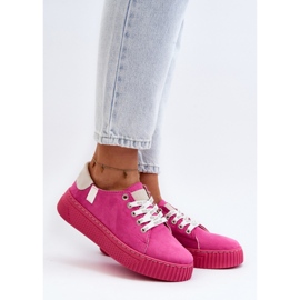 Step in style Adidași Model Big Star NN276004 Fuchsia - Pas în stil roz