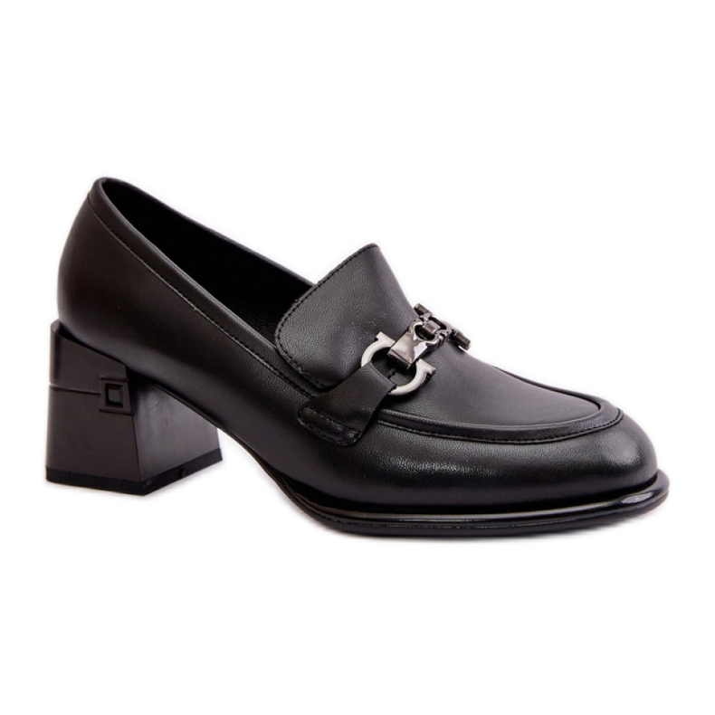 Pantofi de dama cu toc inalt Vinceza Black negru