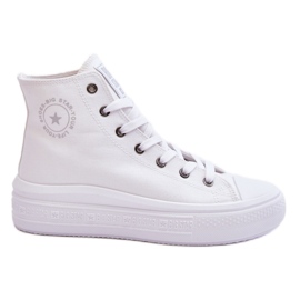 Pantofi înalți pentru damă Big Star White alb Pantofi înalți pentru damă Big Star White alb