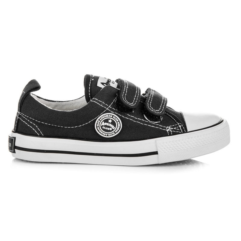 American Club Adidași cu velcro negru