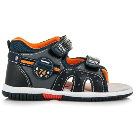 American Club Sandale cu velcro pentru băieți albastru