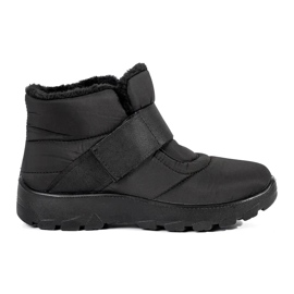 Cizme de zăpadă de damă confortabile negre negru