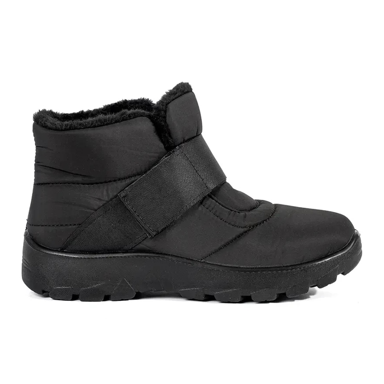 Cizme de zăpadă de damă confortabile negre negru