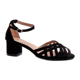 Step in style Sandale Model Monsha JH295P Negru - Pas în stil