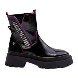 Step in style Cizme Model Maciejka 06236-15 Negru - Pas în stil