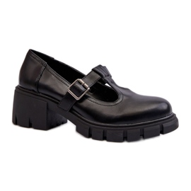 Step in style Pantofi Model Emelna RMR2038D-8 Negri - Pas în stil negru