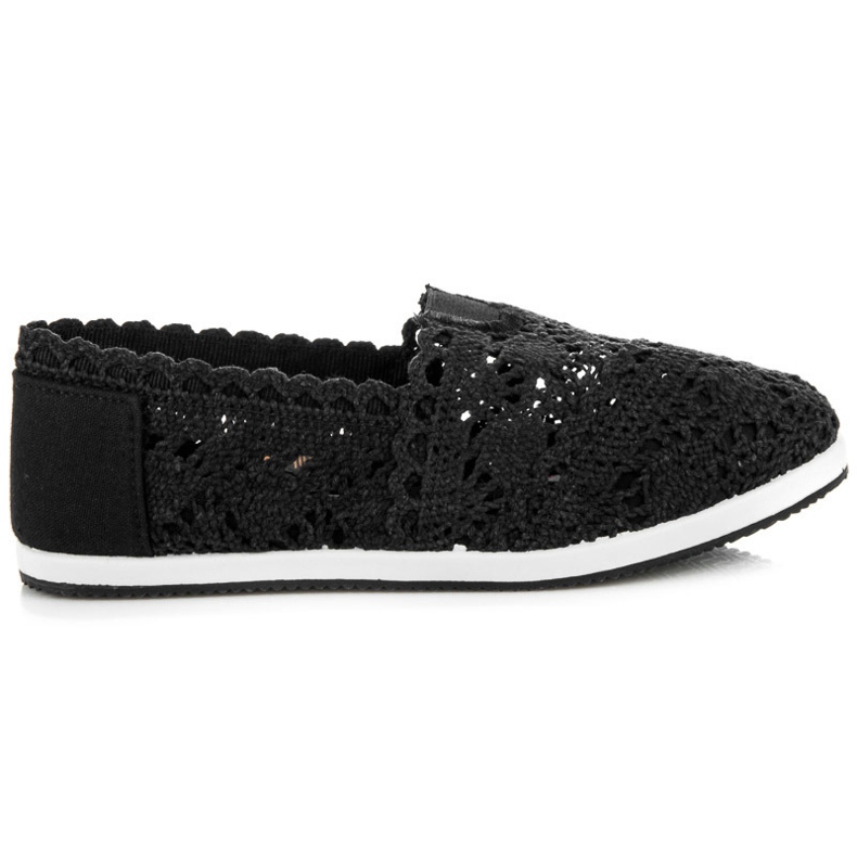 Seastar Pantofi din Dantela Neagra negru