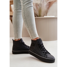 Step in style Adidași Model Big Star OO274790 Negri - Pas în stil negru