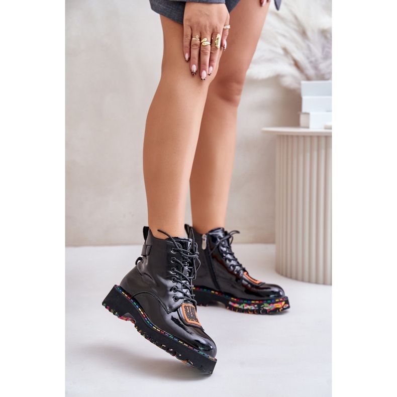 Step in style Trappers Model Artiker 55C0517 Black - Pas în stil negru