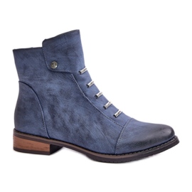 Step in style Cizme Model Labise ASA62-16 Albastru - Pas in stil