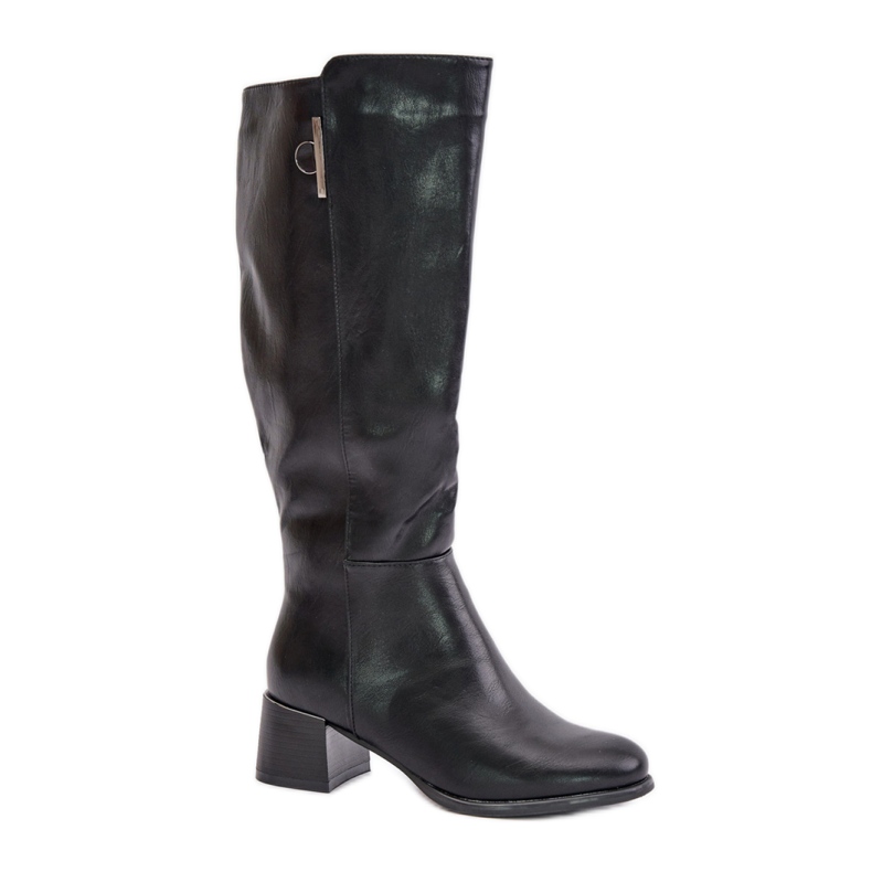 Step in style Cizme Model Izanae RMR2481-3 Piele Neagra - Pas in stil negru
