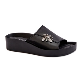 Step in style Sandale Flip-flops Model S.Barski KV27-015 Negru - Pas în stil
