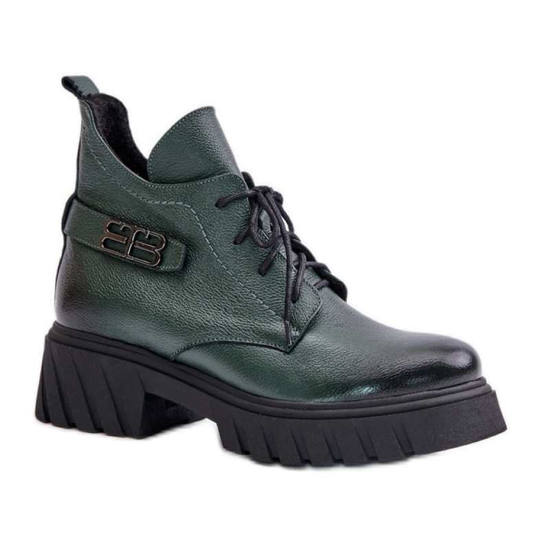 Step in style Cizme Model Zazoo 60483 Verde Inchis - Pas in stil