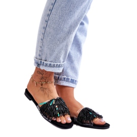 Step in style Sandale Flip-flops Model S.Barski KV-576-4 Negru - Pas în stil