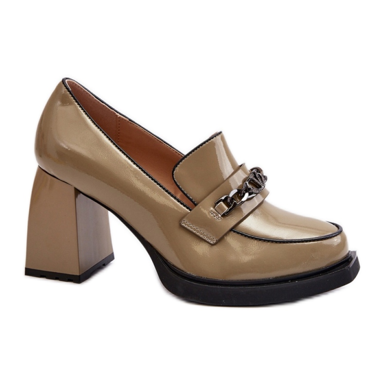 Step in style Pompe Model Ilvanna 66629 Verde - Pas în stil