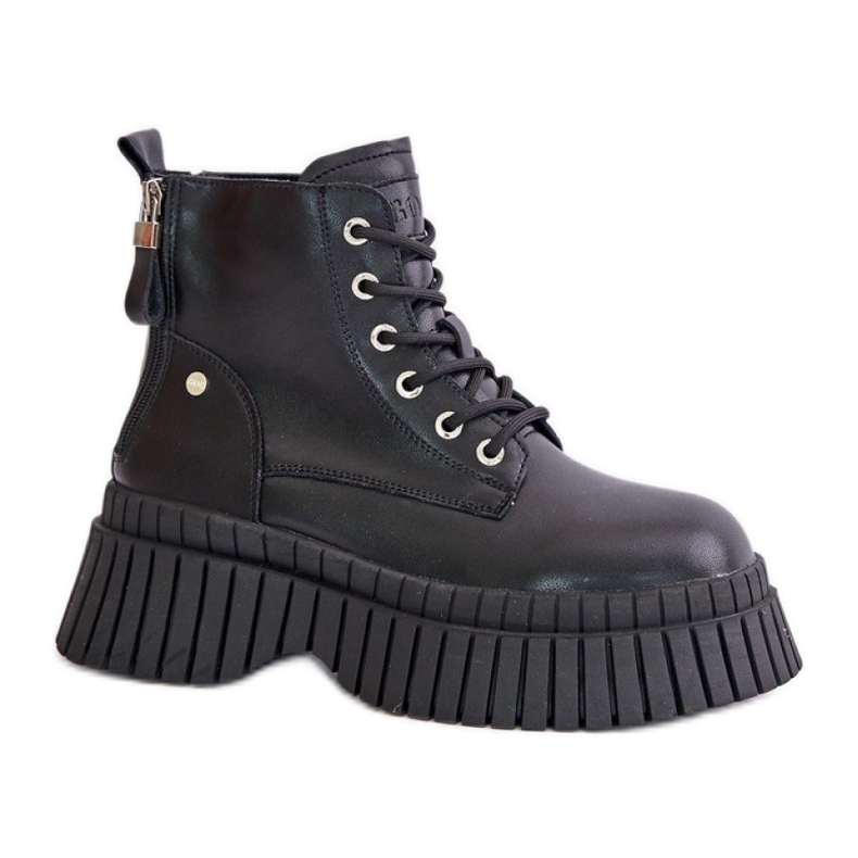 Step in style Trappers Model Goe OO2N4126 Black - Pas în stil negru