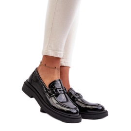 Step in style Mocasini Model Keelana 24PB18-6886 Lac Negru - Pas in stil